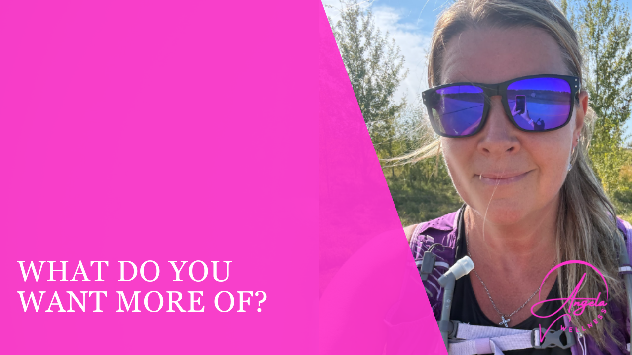 What do you want more of?
